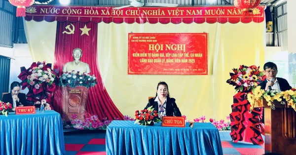 Hội nghị kiểm điểm tập thể lãnh đạo quản lý, đảng viên năm 2025