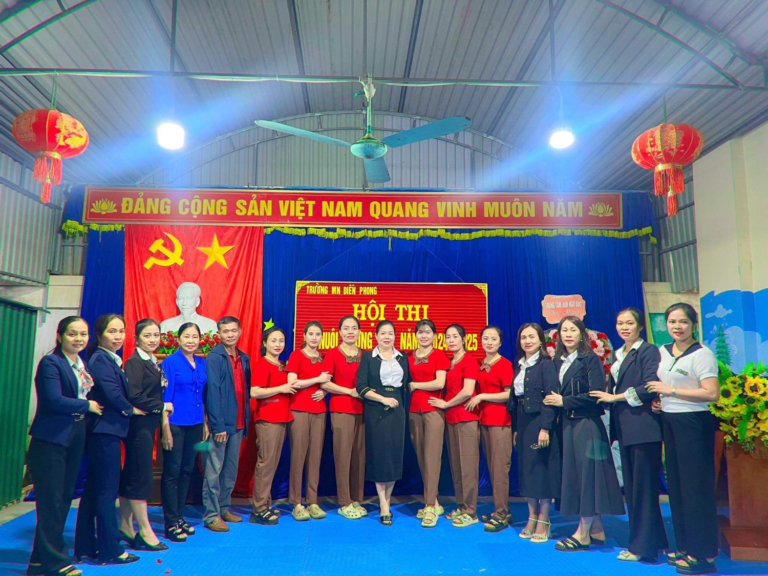 BGK hội thi " Cô nuôi dưỡng giỏi" năm học 2024-2025