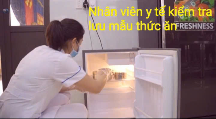 KT lưu mẫu thức ăn